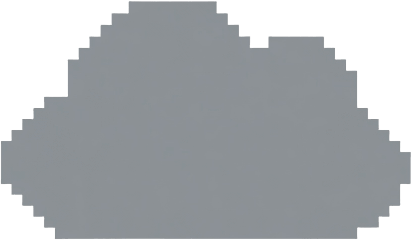 Cloud Pixel Sprite