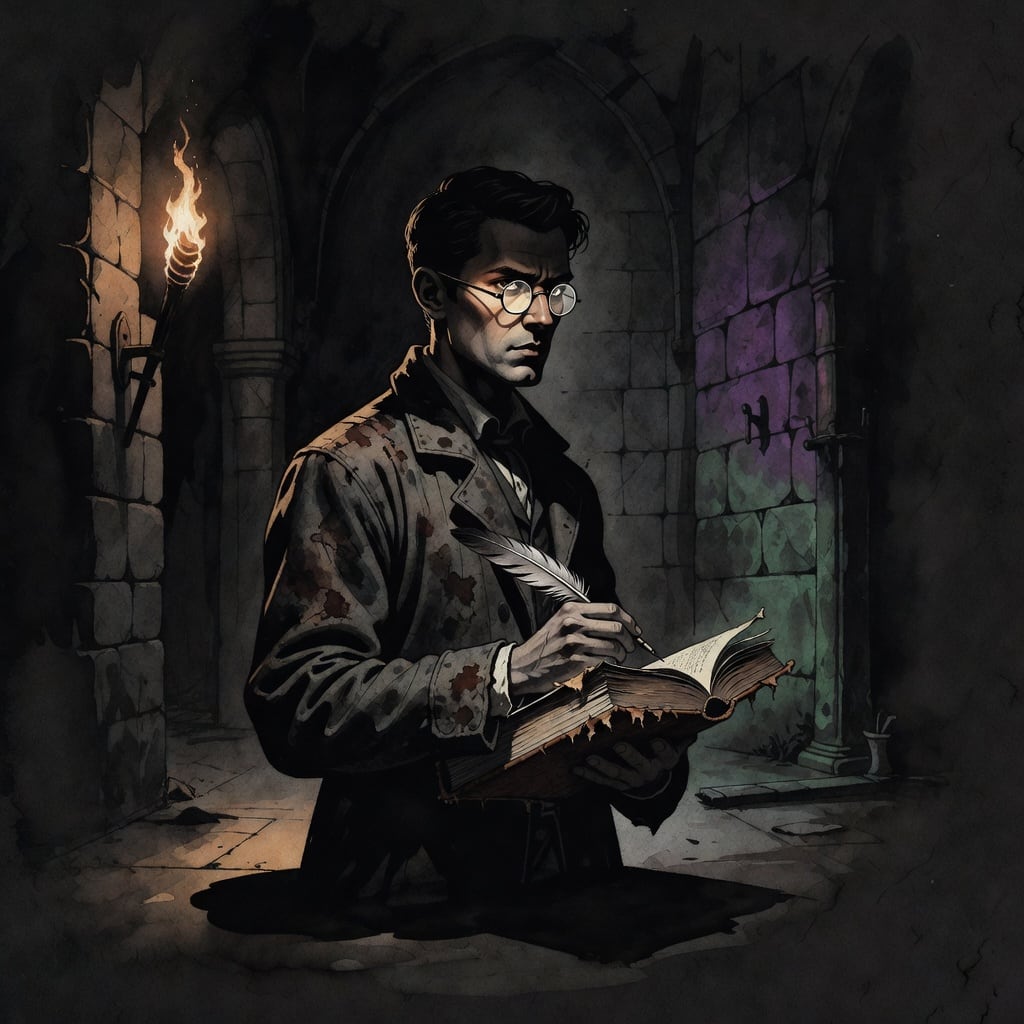 Quill portrait
