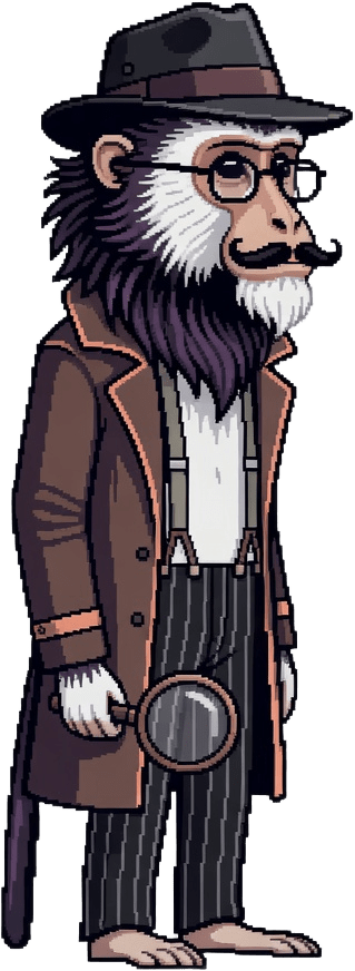 Mangabey Noir Hero - Idle