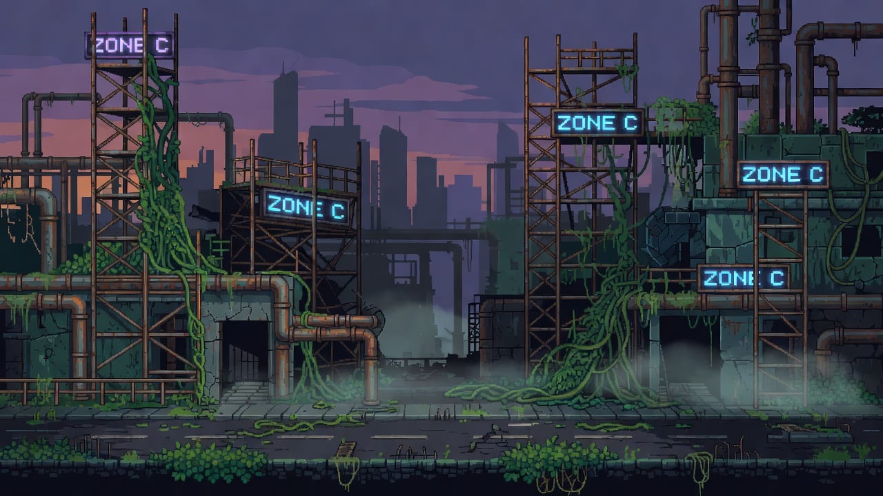 Wasteland Pipes Background