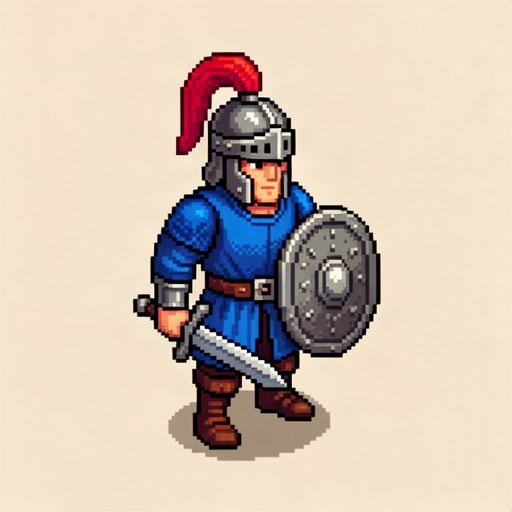 Rotate The Entire Warrior Illustration