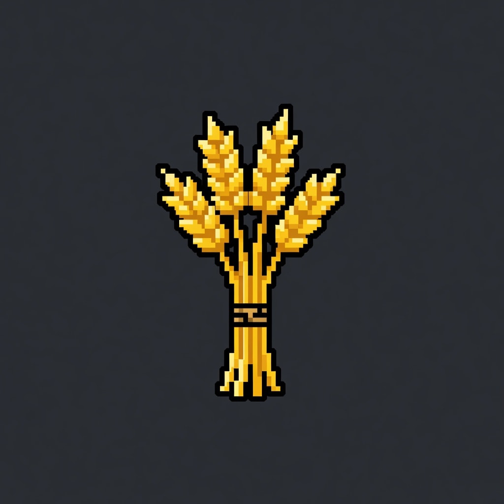 Grain Wheat Sheaf Icon