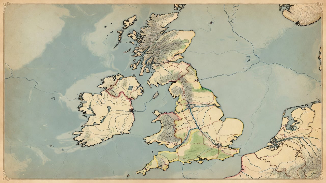Sixth-Century Britain Blank Strategy Map