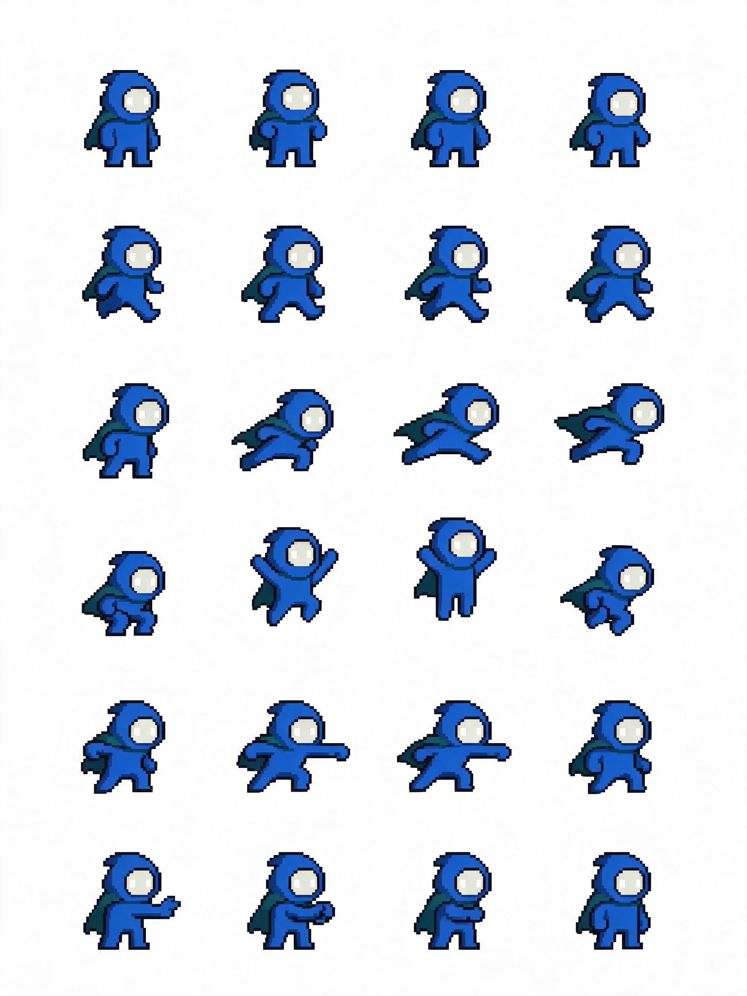 Pixel adventurer sprite sheet