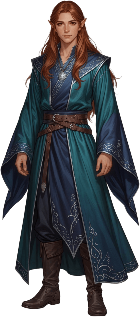 Fantasy Visual Novel Character