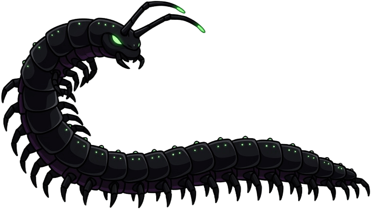 Centipede Enemy - Alert