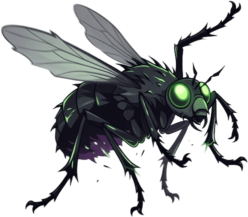 Mutant Fly Enemy - Hit