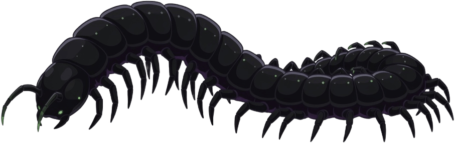 Centipede Enemy - Death