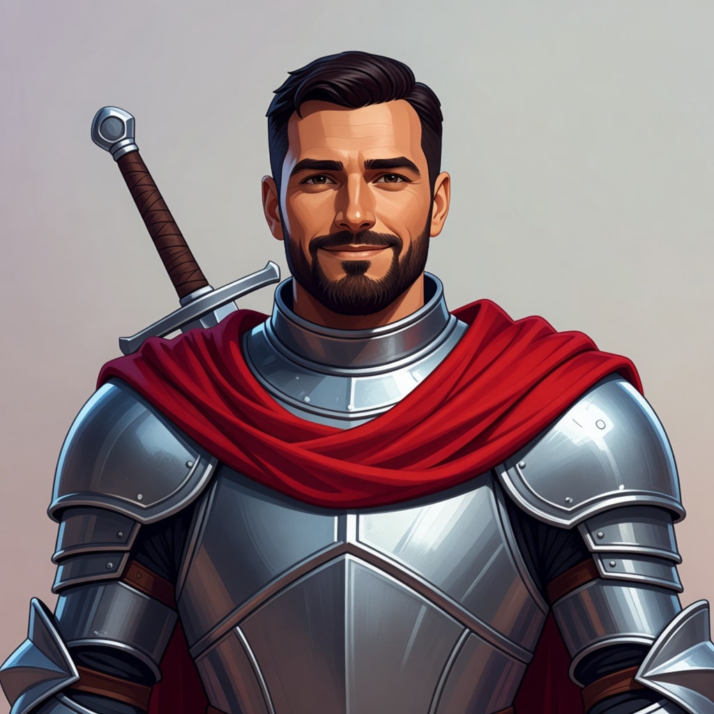 Male Hero Portrait - Aldric