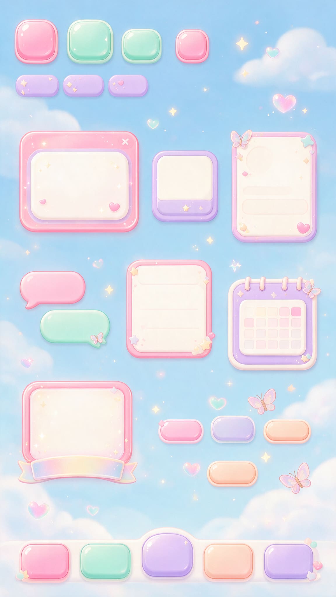 Tapachibi Kawaii Mobile GUI Template