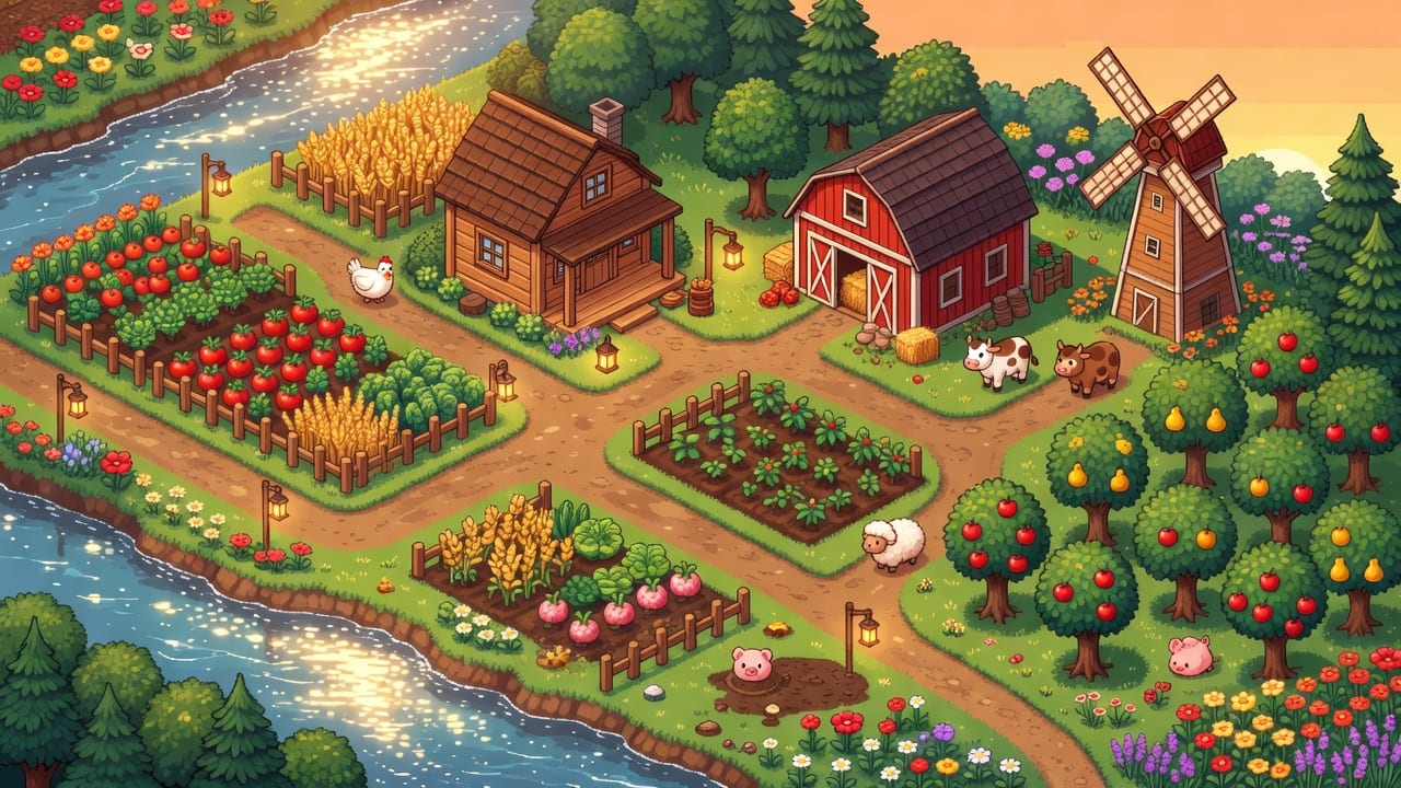 Legendary Cozy Farm World Concept