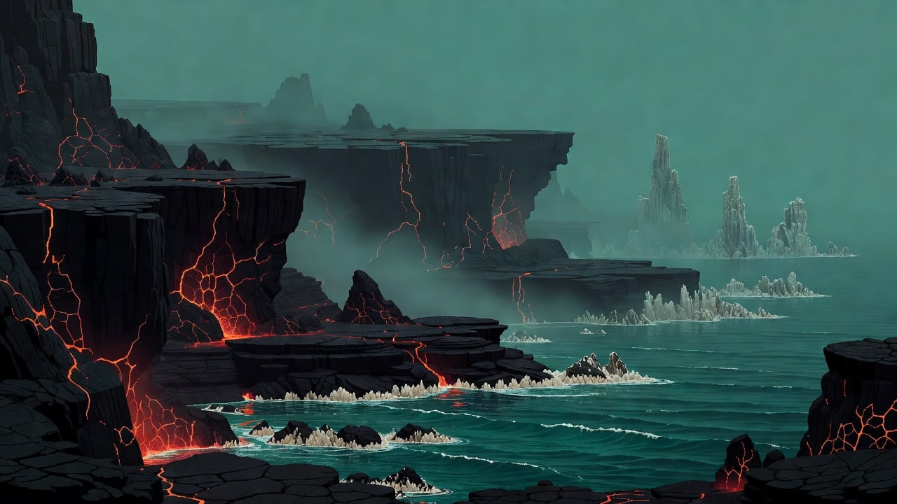 Ashen Tide environment backdrop