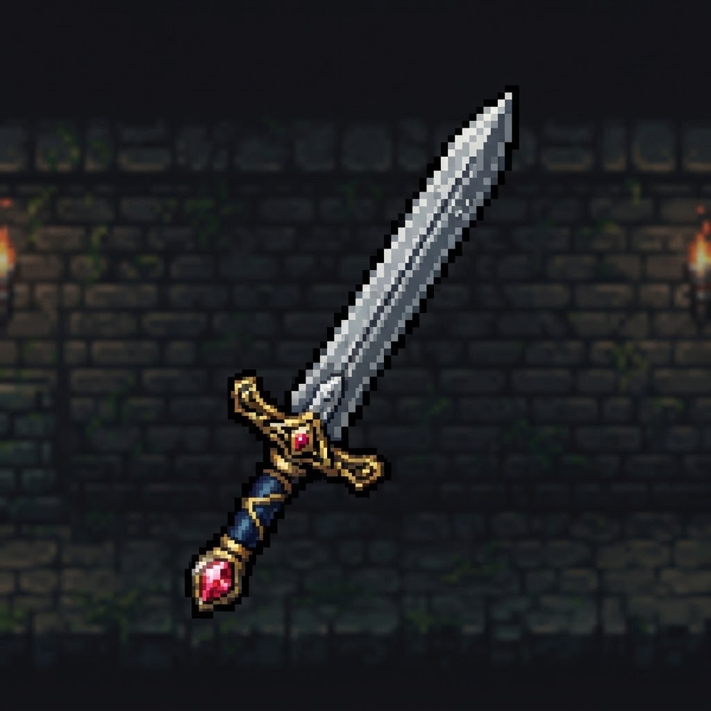 A Sword Icon Illustration