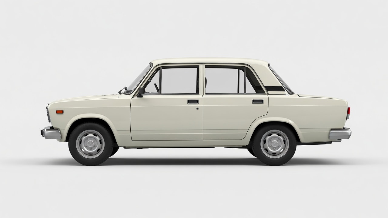 VAZ 2107 side view reference