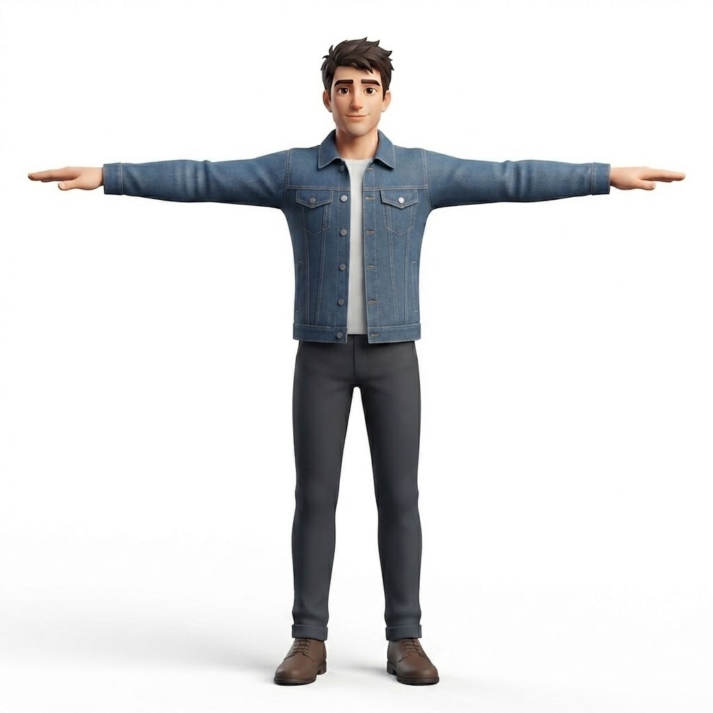 Create a deep 3D open-world life and business simulation game for mobile.
The player controls one human character directly and starts with very little money, a