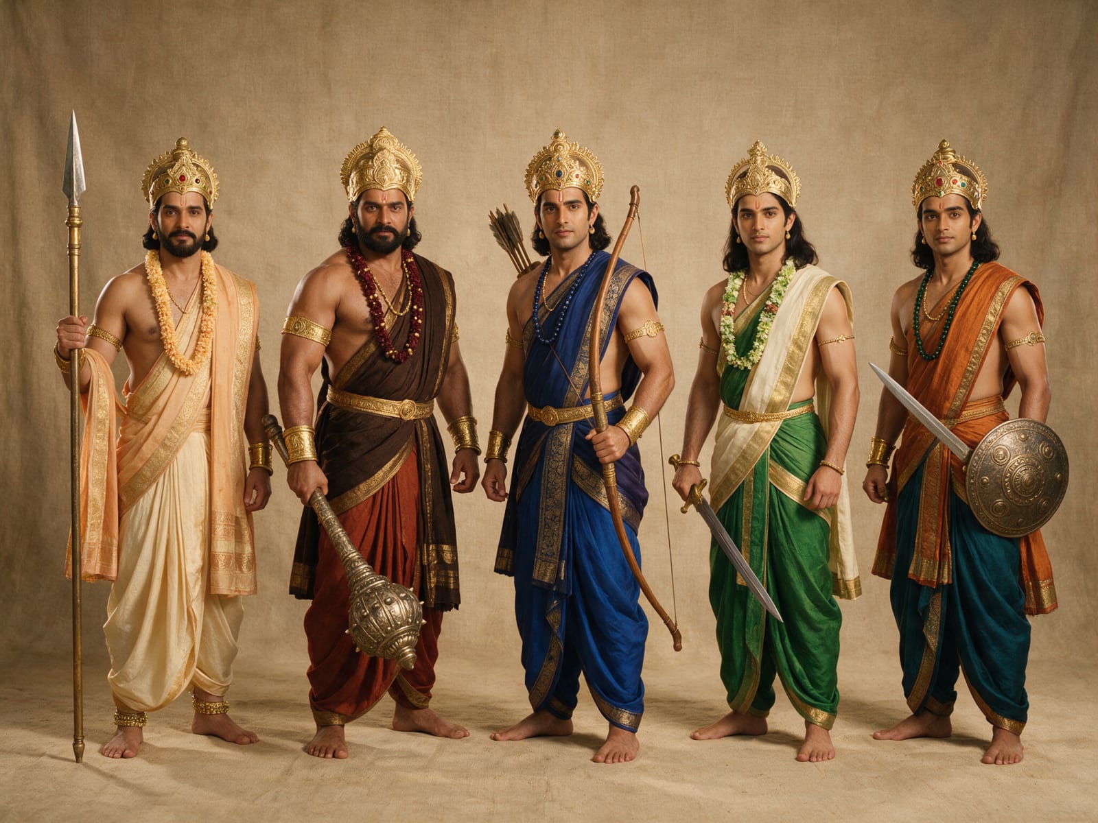 Pandavas Classic Epic TV Character Sheet