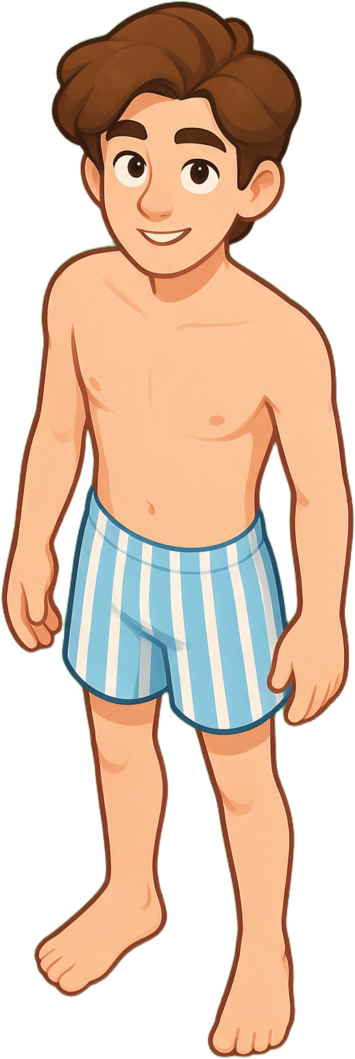 Player Character South View