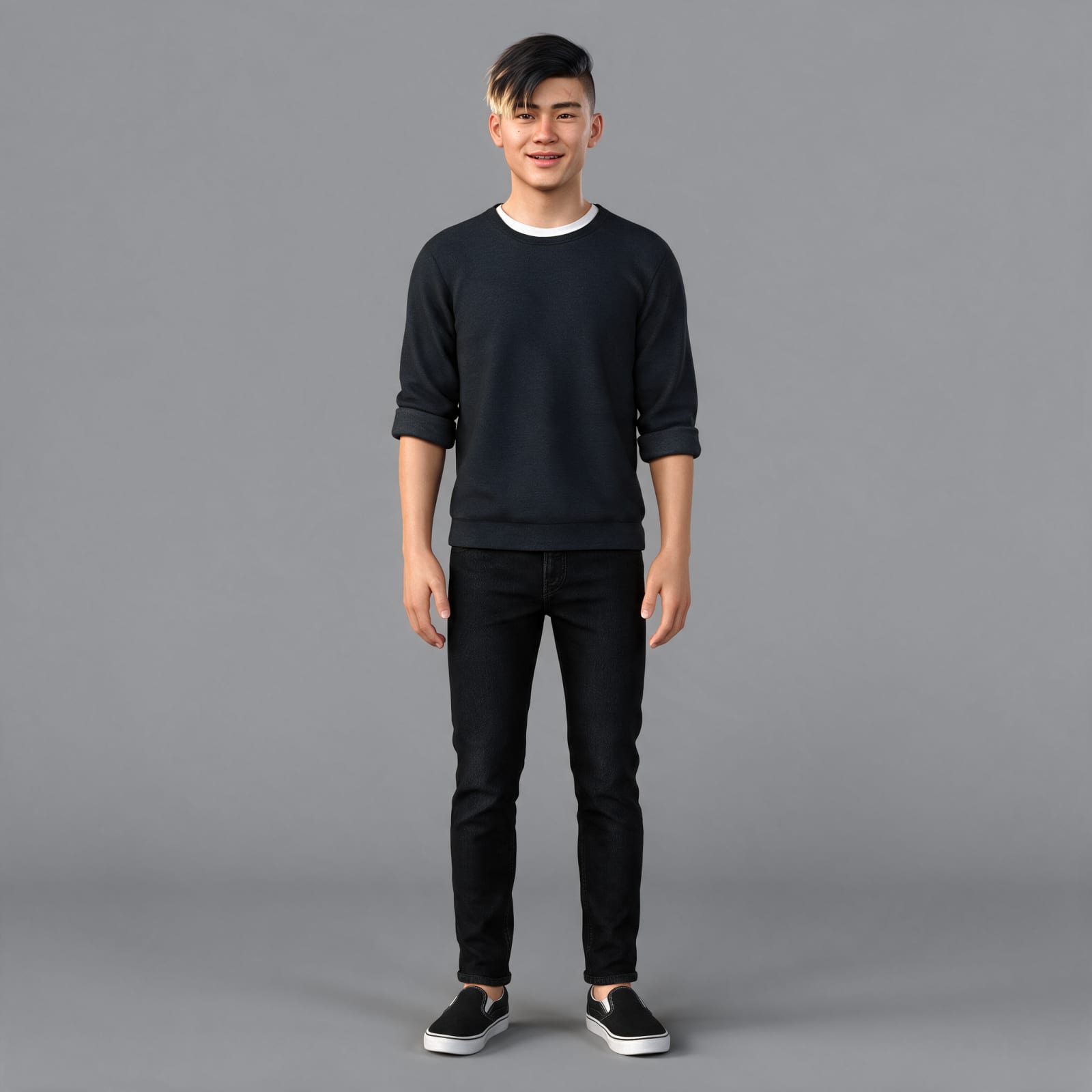 Image: Recreate this EXACT character from the reference i