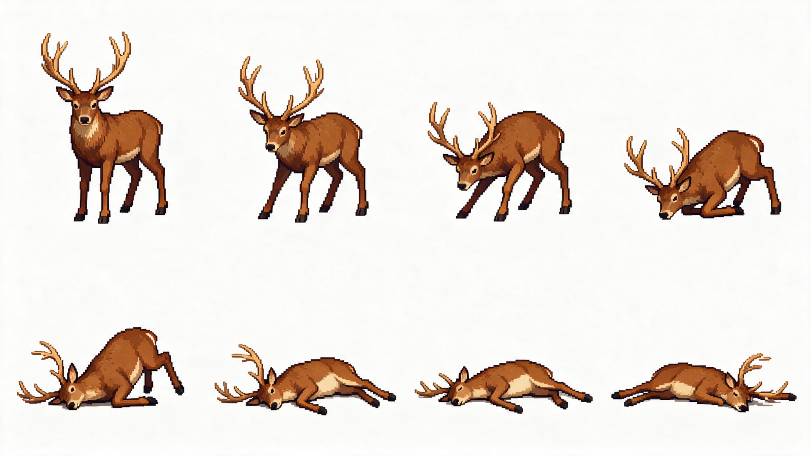 Wild Stag death sheet - down