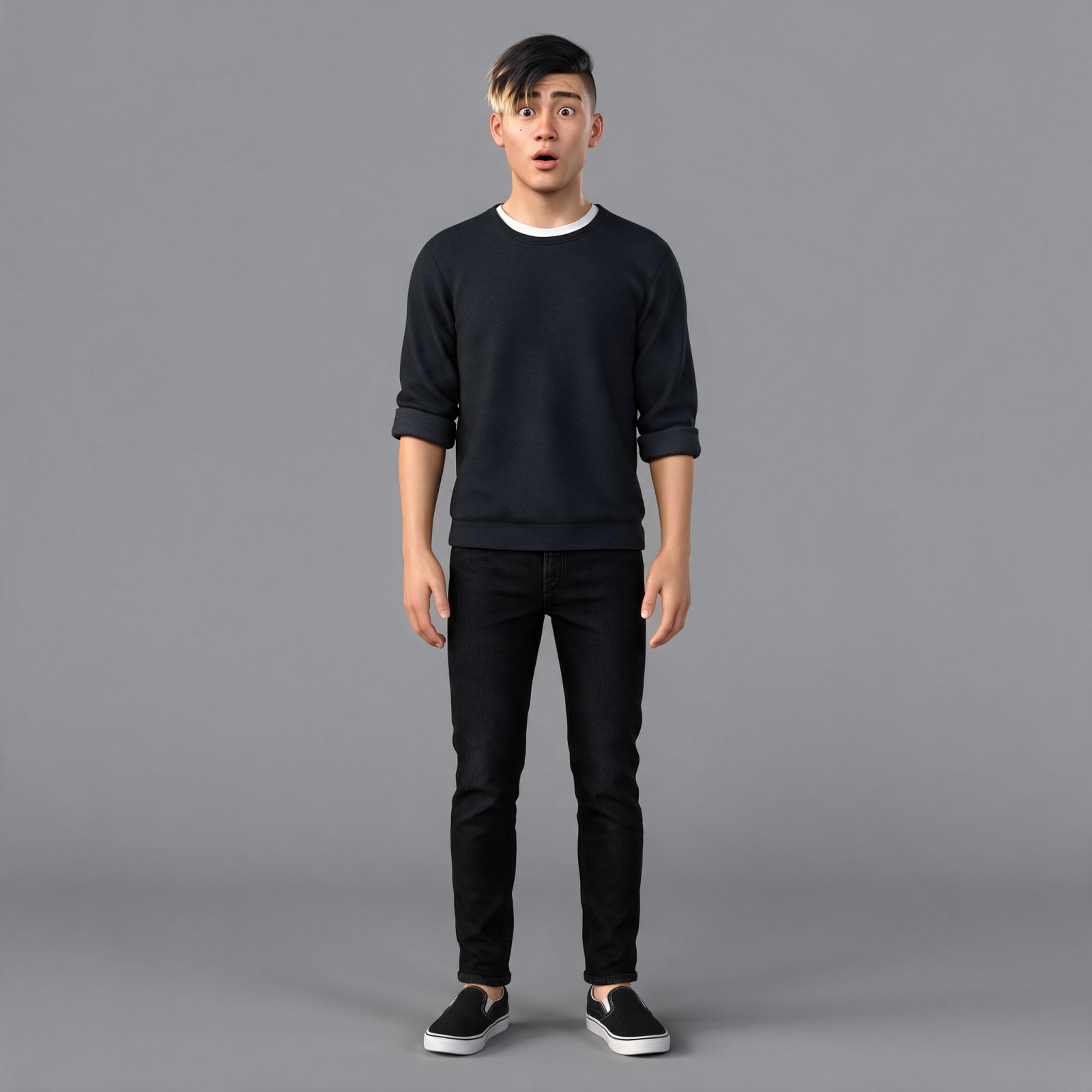 Image: Recreate this EXACT character from the reference i