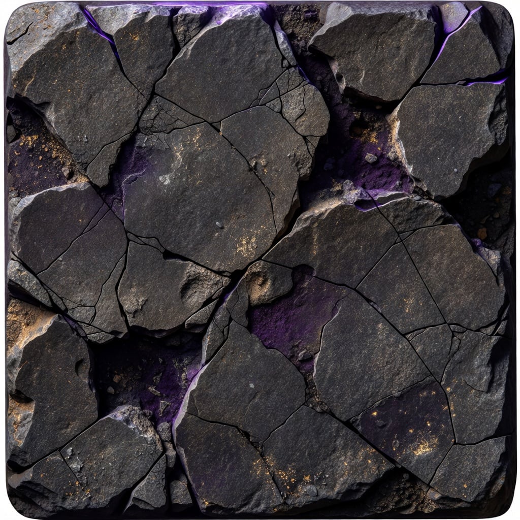 Block Relics - Damaged Cracked Gray Stone Tile