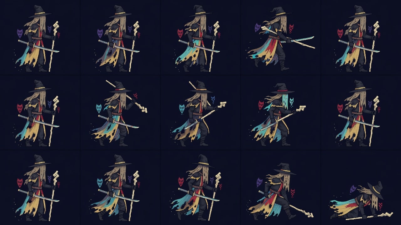 Dustborn Traveler sprite atlas