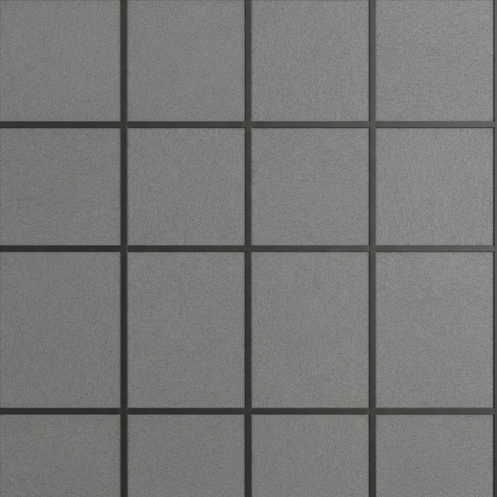 Image: Seamless tileable texture: large square grey ceili
