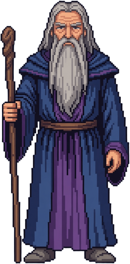 Merlin Wizard Sprite