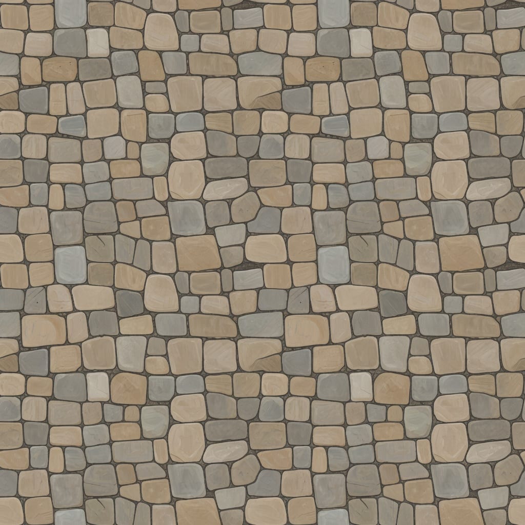 Creek Pavement Terrain Tile