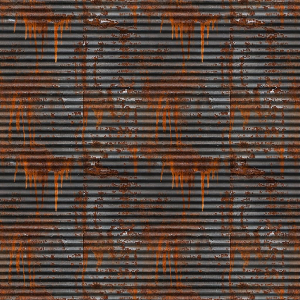 Rusted Corrugated Metal