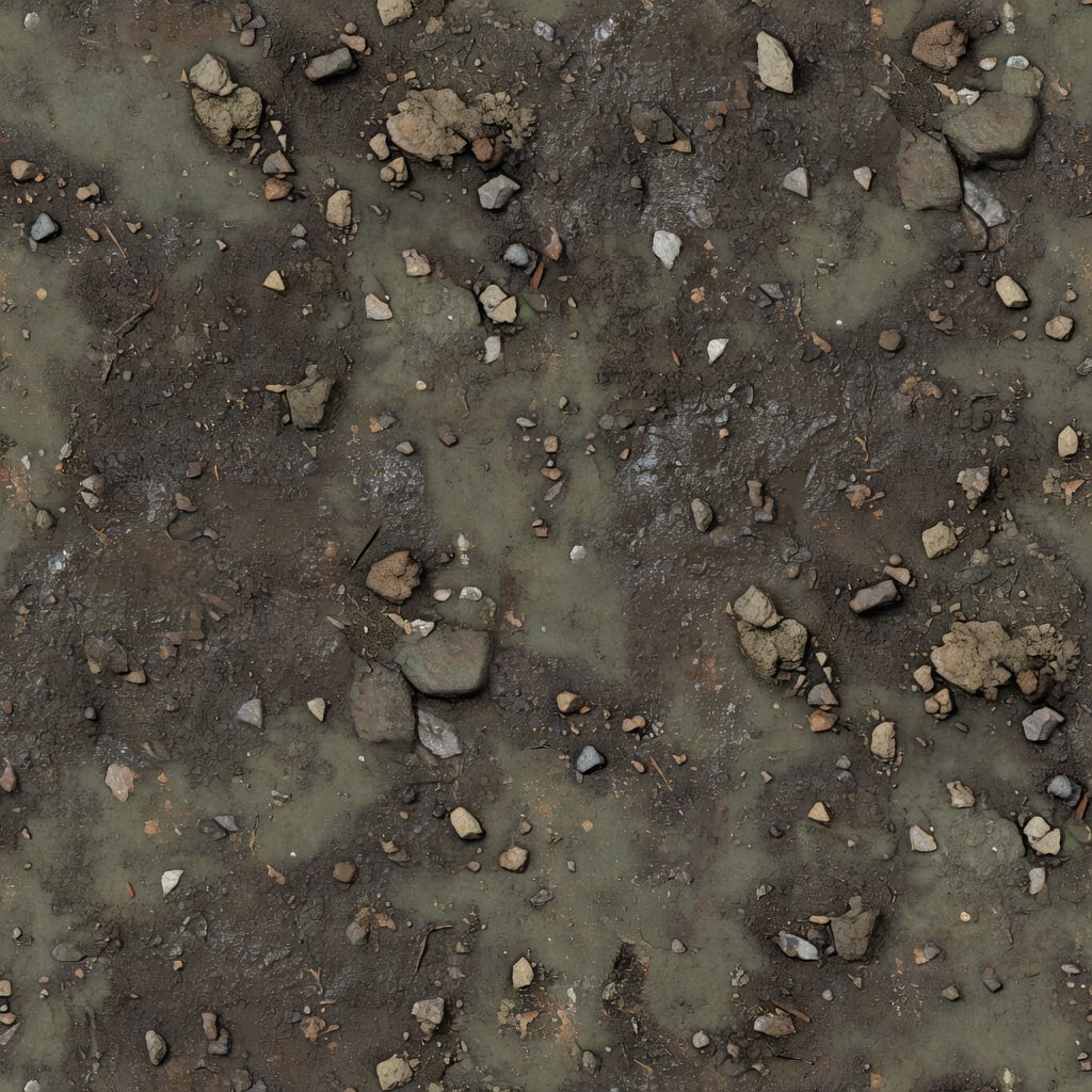 Muddy Rubble Shoulder