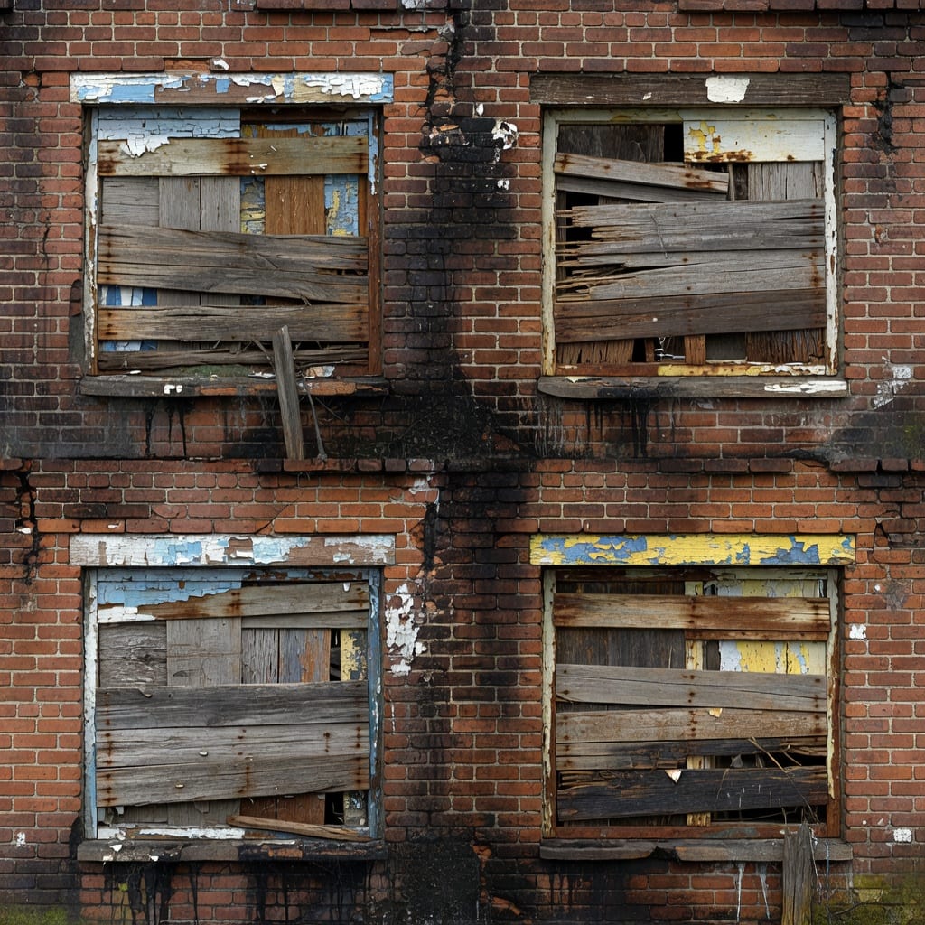 Derelict Brick Storefront