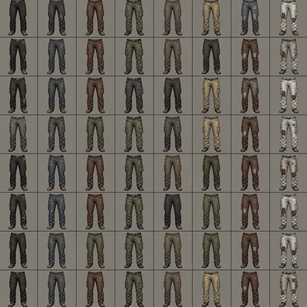 Ashfall Female Pants and Footwear Atlas