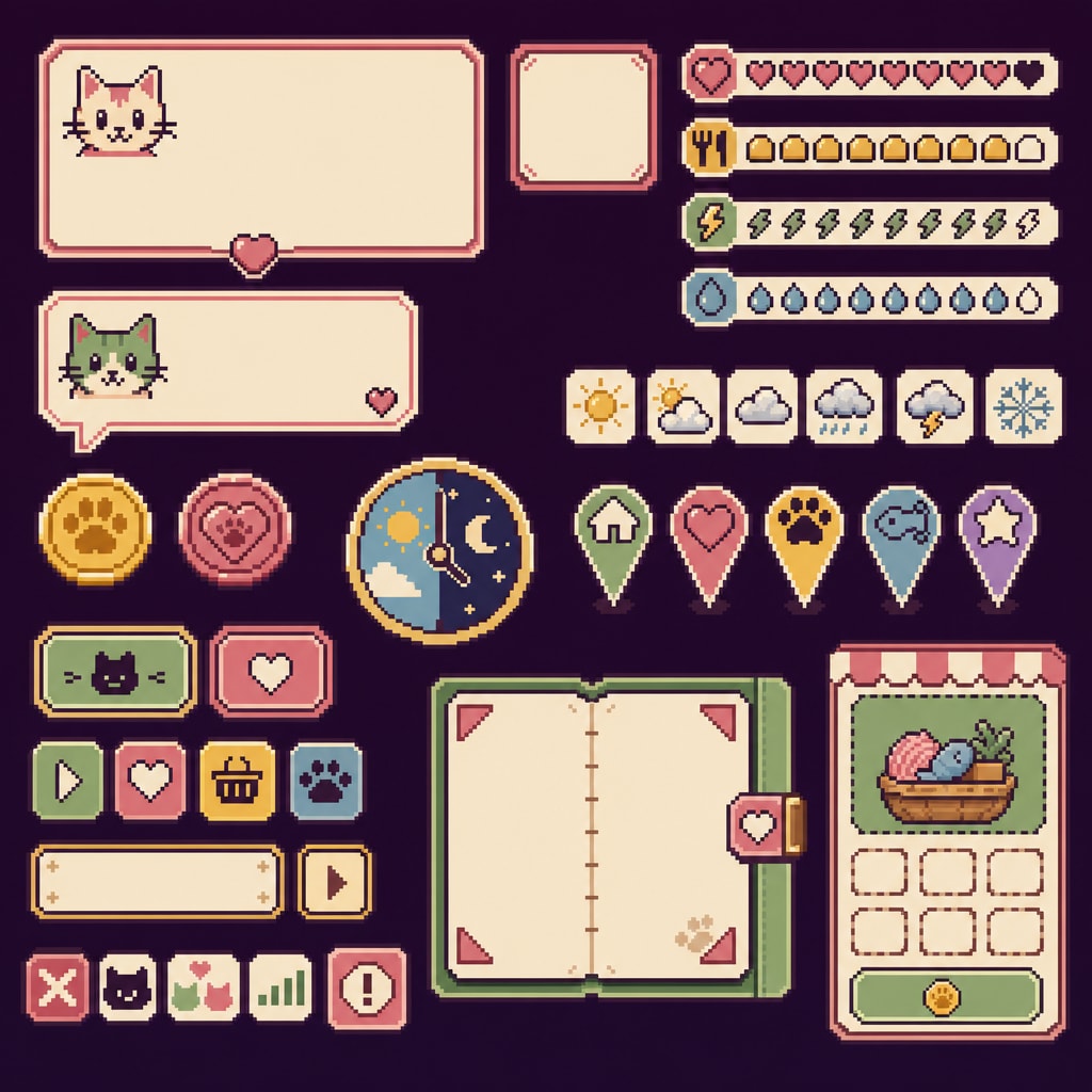 Our Little Cat - Cozy UI Kit