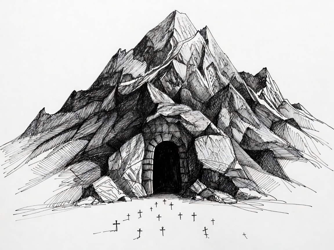 Ominous Manuscript Mountain Gate