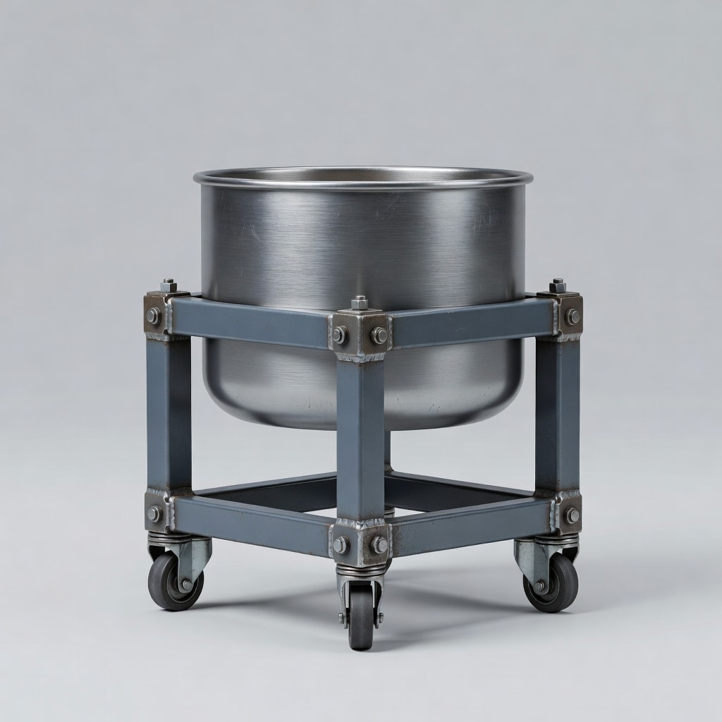 Aerospace Mixing Bowl on Steel Frame - Concept