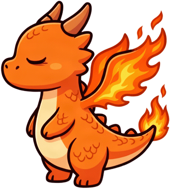 Keep The Dragon Exactly Illustration