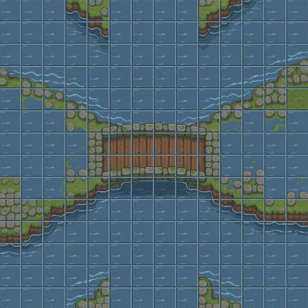 Water and Bridge Tile Sheet