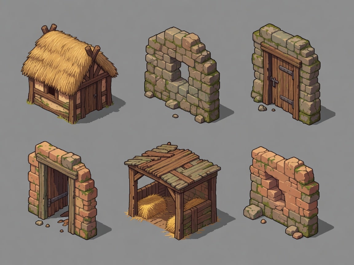 Medieval Buildings and Doors Atlas