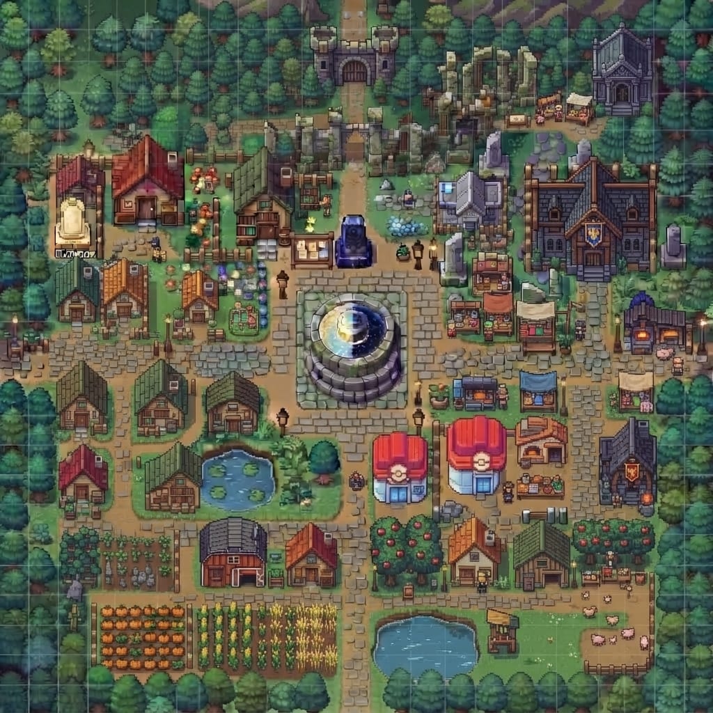 Expanded Town Environment