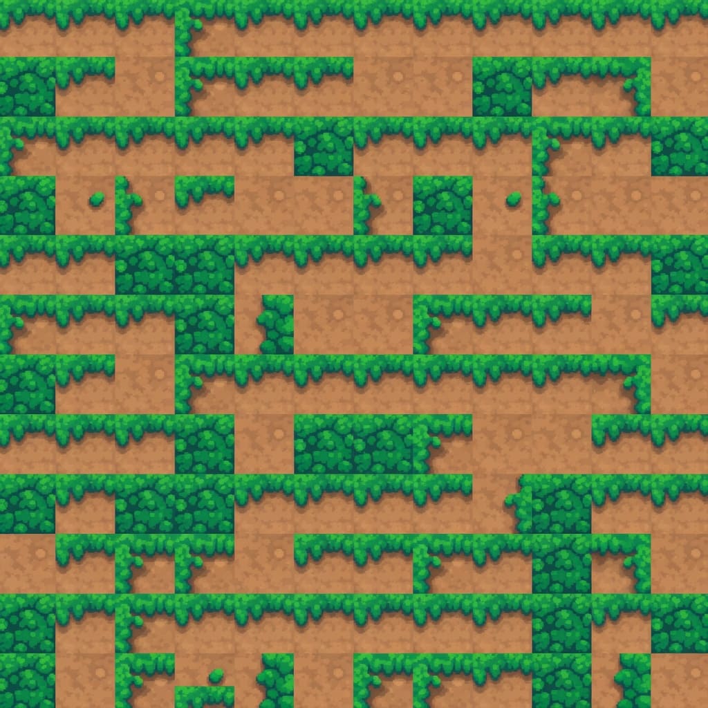 Sandy Forest Dirt Tile