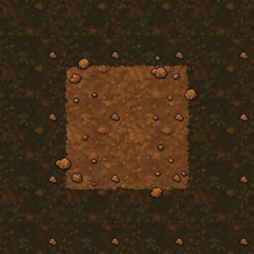 Dirt Patch Terrain Tile