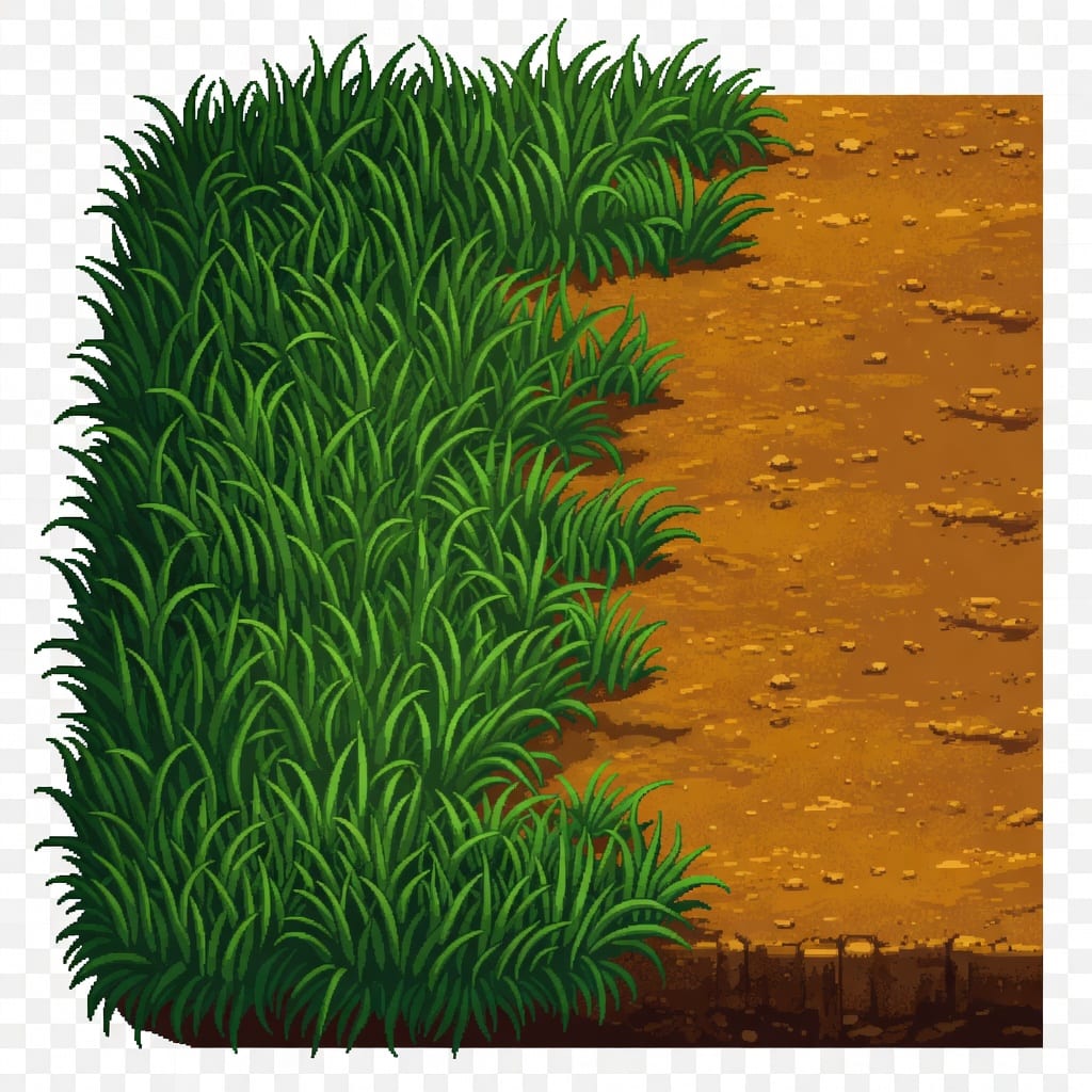 Grass Soil Edge Tile