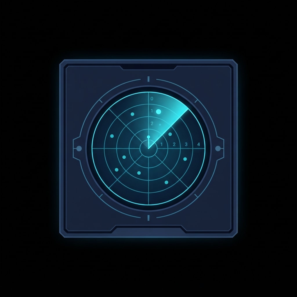Image: Single game UI module, pure black background: Basi
