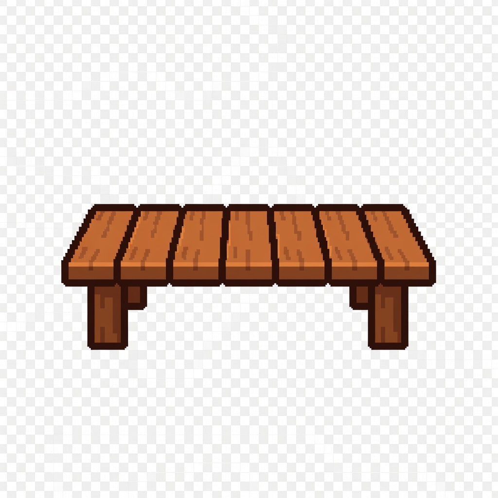 Wooden Plank Bridge
