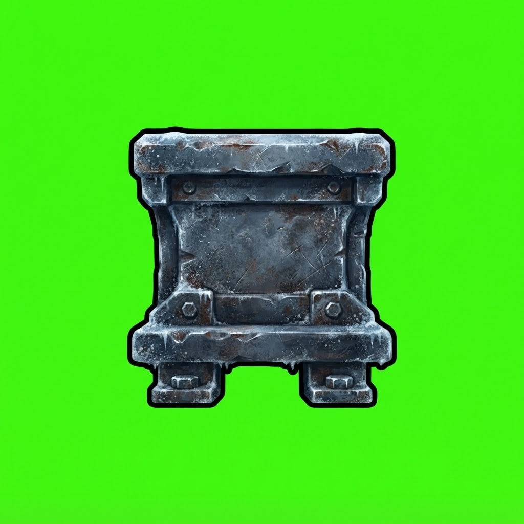 Image: Photoreal side-view platformer sprite, single isol