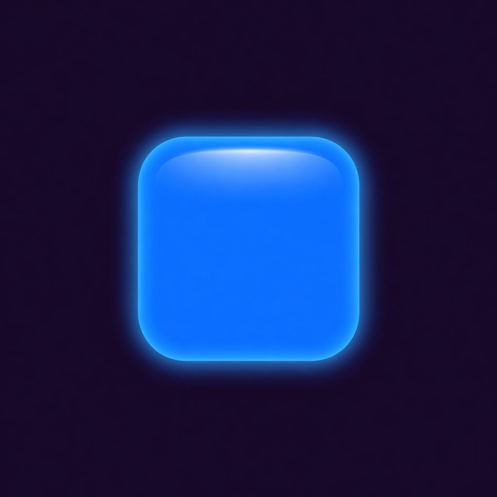 Neon Tile Blue