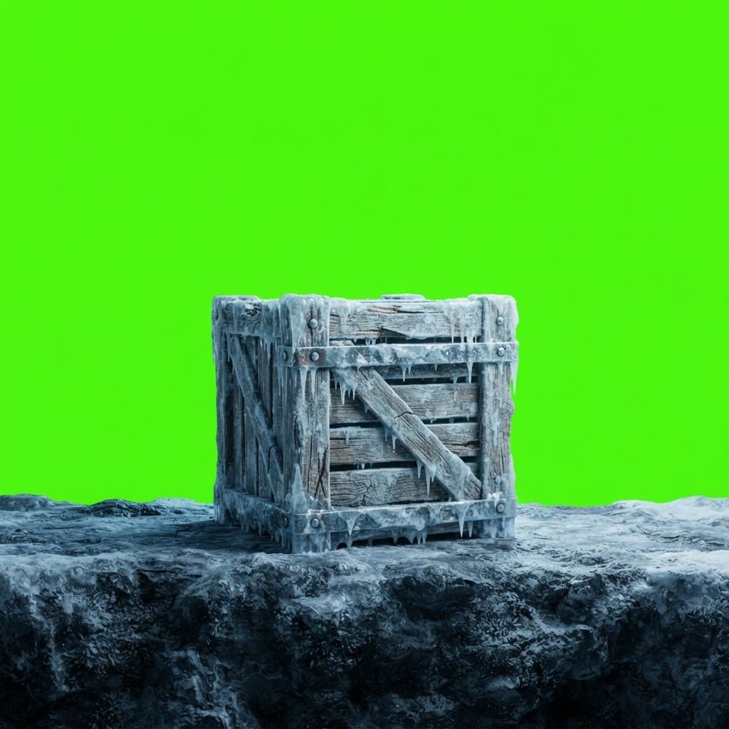 Image: Side-view 2D platformer smashable prop, photoreal
