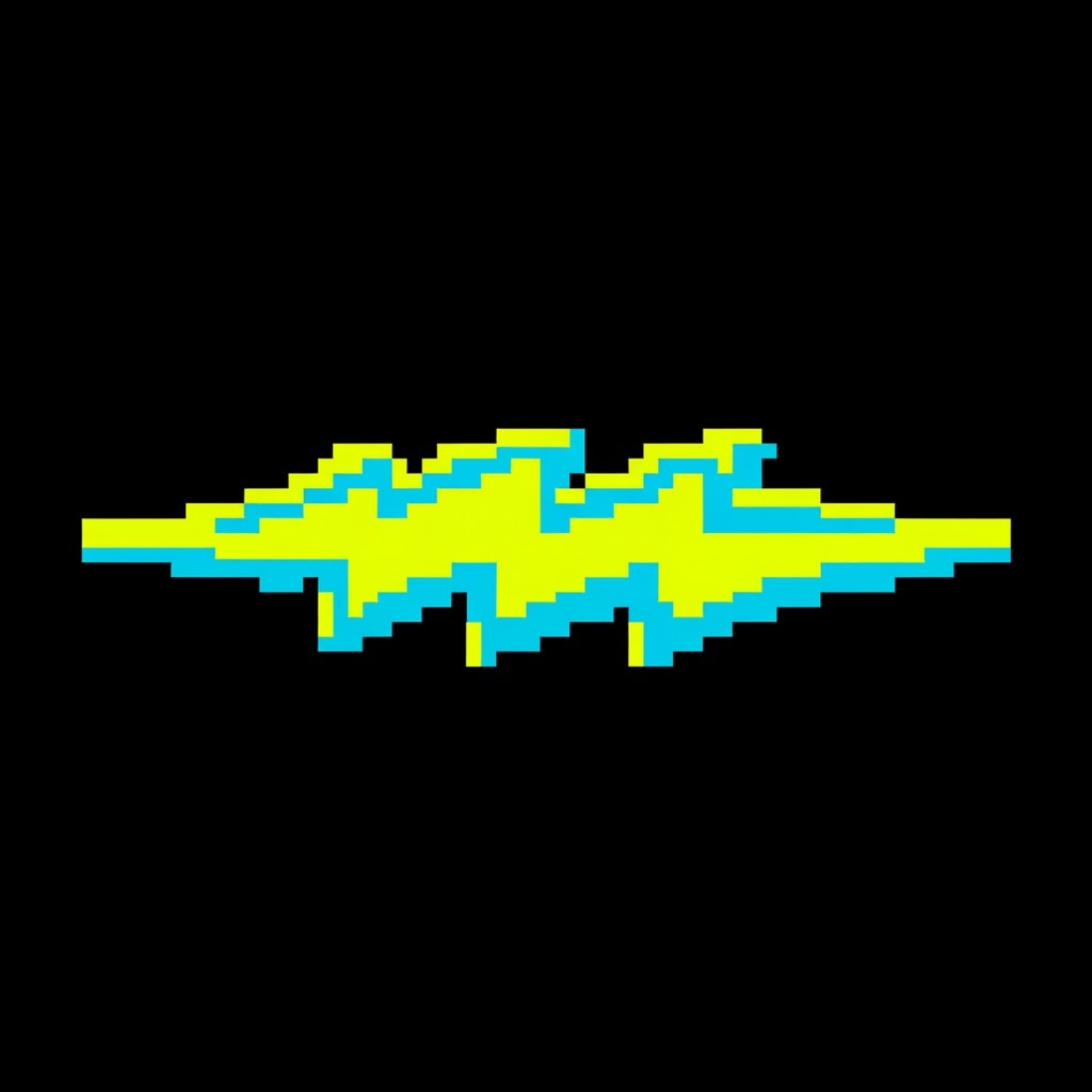 Pixel Bomb Icon Row Lightning