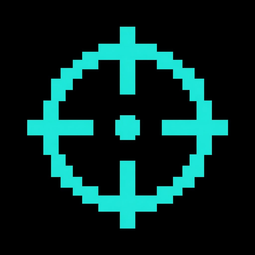 Pixel Bomb Icon Crosshair